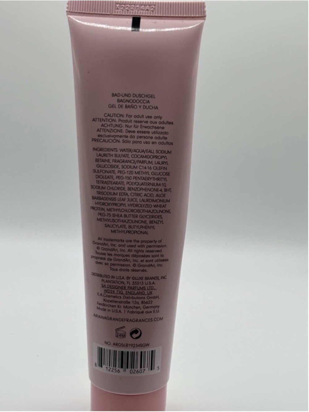 Thank You Next Bath & Shower Gel By Ariana Grande 3.4oz. - Picture 5 of 6